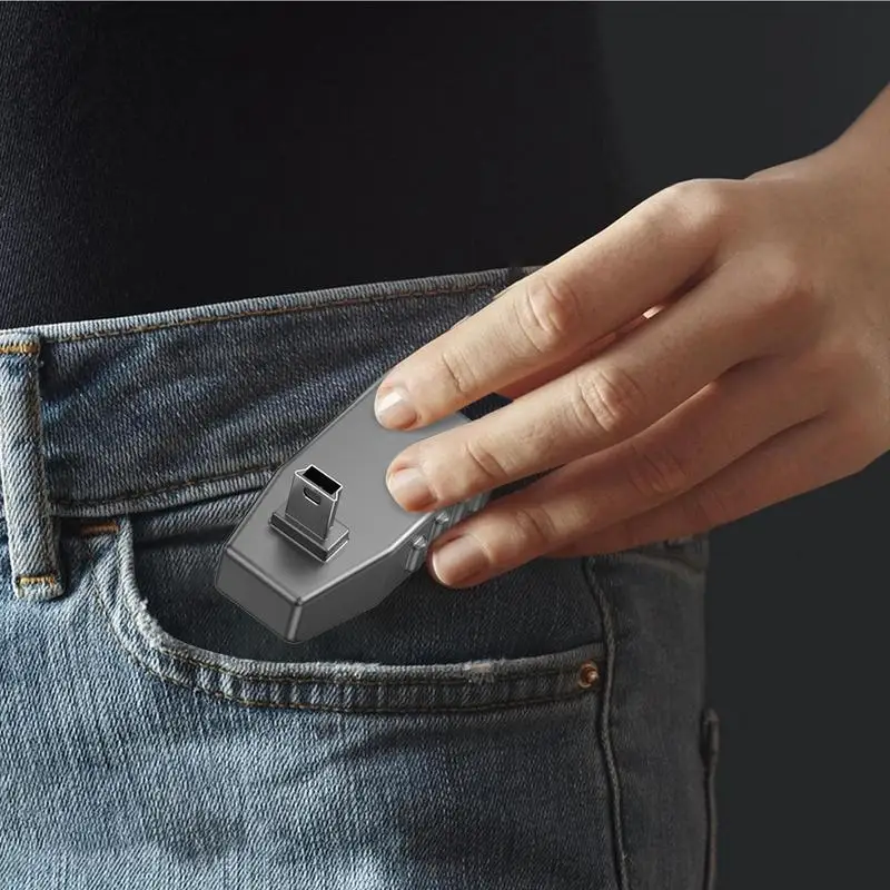 

USB-адаптер для автомобиля, прямоугольное автомобильное зарядное устройство, конвертер, автоключ, автомобильный адаптер, мощный автомобильный разъем зарядного устройства для