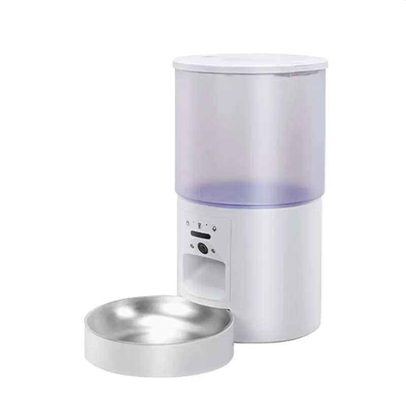 

Direct Intelligent Pet Feeder Eco-Friendly Solid Plastic Bowls Timing Quantitative WiFi Remote Video Automatic Cat Dog Food