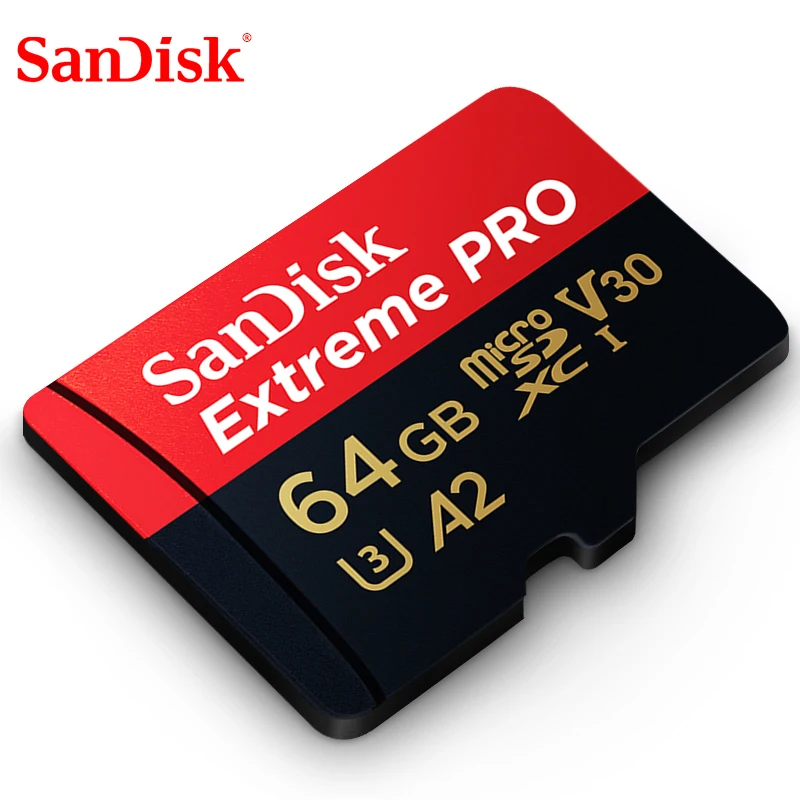 Sandisk 익스트림 프로 SD TF 카드, 어댑터 포함, 마이크로 SDHC SDXC UHS-I 메모리 카드, Class10 U3, 256GB, 128GB, 1TB, 512GB, 200 MB/s, 64GB, 32GB