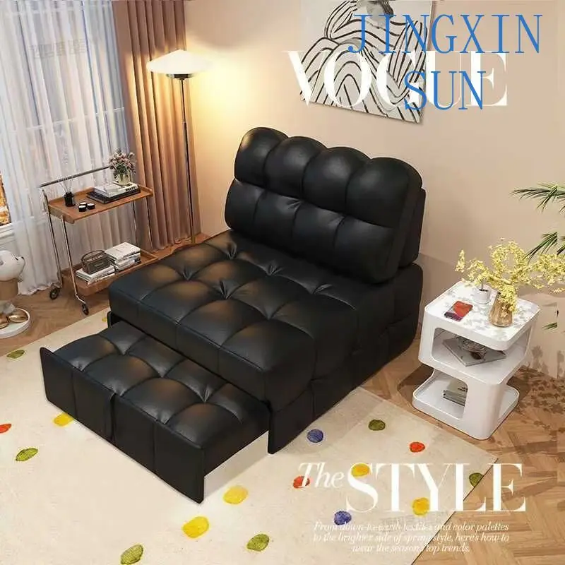 Multifunctional small apartment Internet celebrity living room integrated dual-purpose folding single double sofa bed