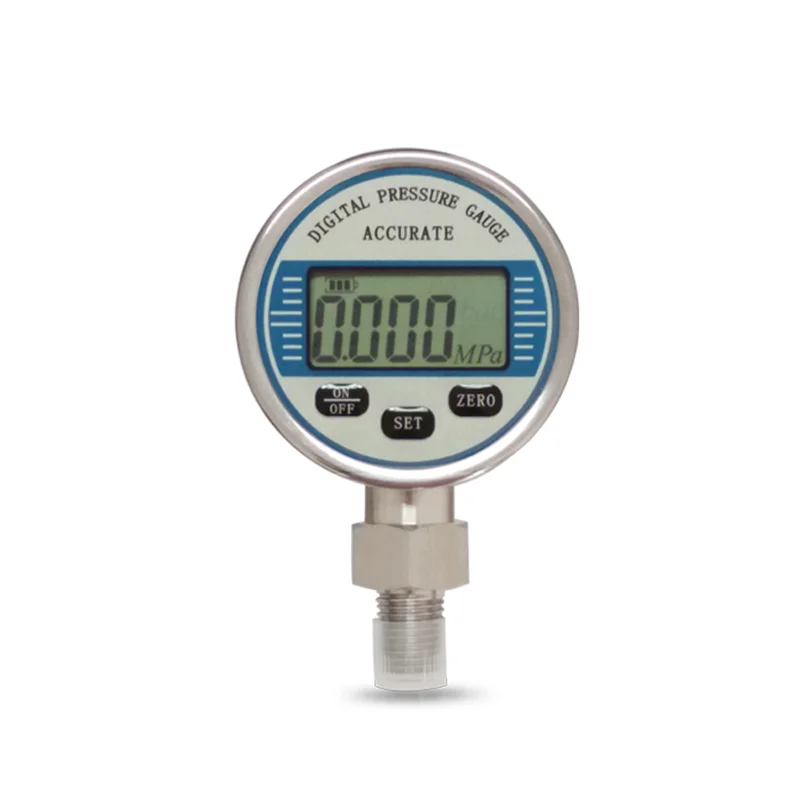 Digital Hydraulic Pressure Gauge For Water Oil Gas Air 304 Stainless Steel 60mm Radial Liquid Fuel Manometer 60Mpa 1000Psi Kpa