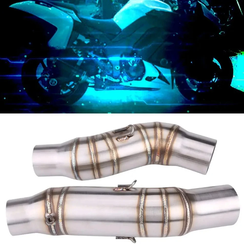 

For Kawasaki Z1000 2010-2017 Z1000 Motorcycle Exhaust Middle Pipe Exhaust Muffler Escape Link Pipe WIth Gasket