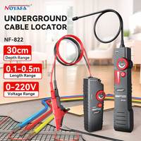 NOYAFA NF-822 Underground Cable Locator with Alligator Clip Anti-Interference High&Low Voltage Wire Locator Network Wire Tracker