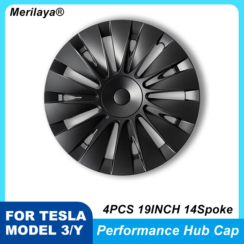 

19 Inch Hub Cap For Tesla Model Y 2021-2023 Performance Wheel Cover Enjoliveur ABS Wheel Hubcap Car Cover Accessories Symmetric