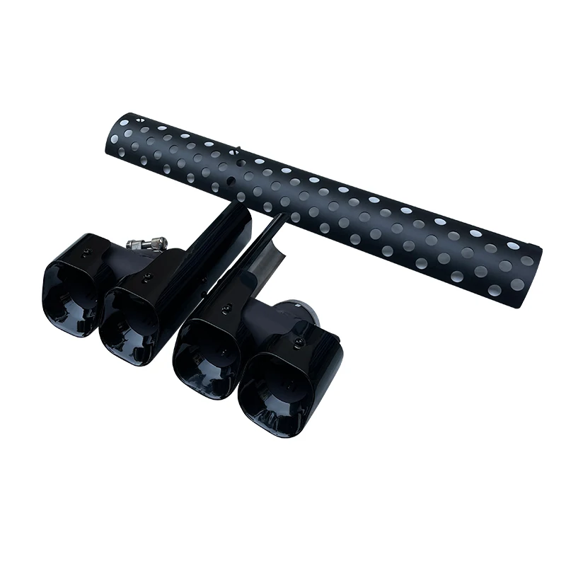 ماسورة عادم من الفولاذ المقاوم للصدأ مع غطاء طرف كاتم صوت جديد طرف عادم للمدافع LR 2020-2023 #2