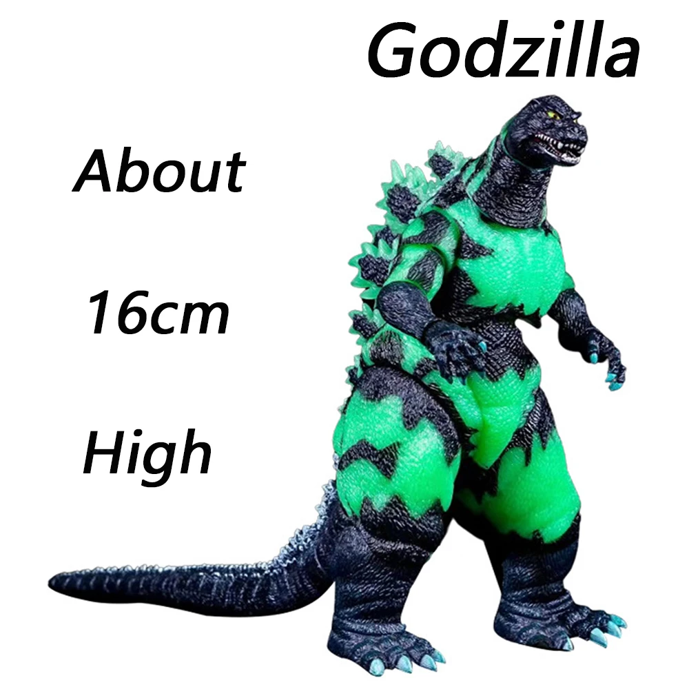 Godzilla Night Light Edition Action Figures Reactor Glow PVC Toys King of Monsters Joint Movable Variable Form Dinosaur Model