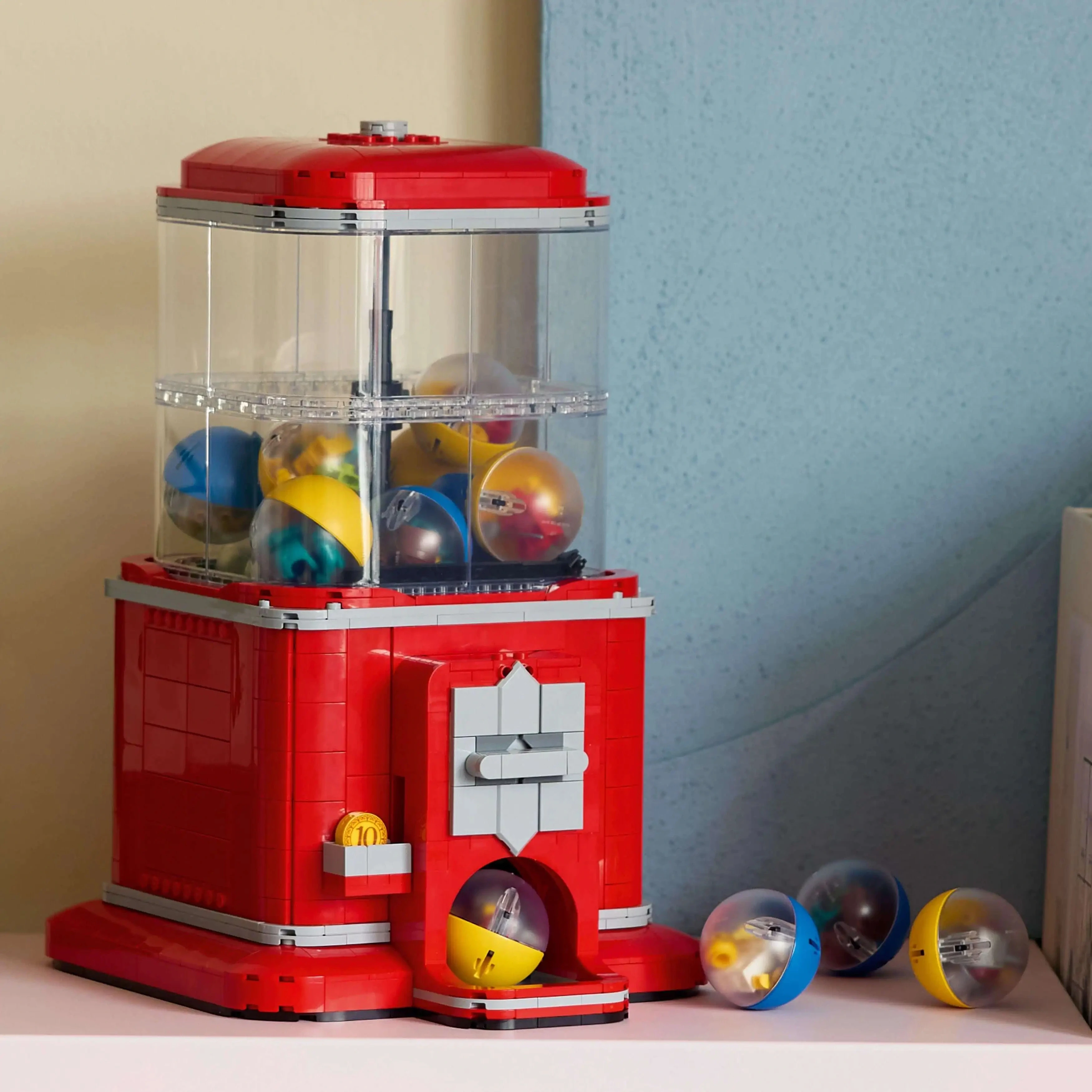 

2026 new 1343pcs creative vending machine set building blocks coin-operated toy building blocks birthday gifts for men and women
