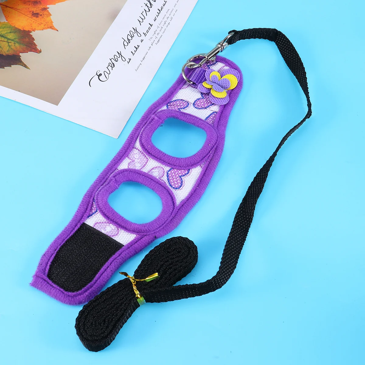 

Small Pet Harness Breathable Adjustable Chest Strap For Cats Small Dogs Walking Jogging Outdoor Use Pet Supplies Purple M