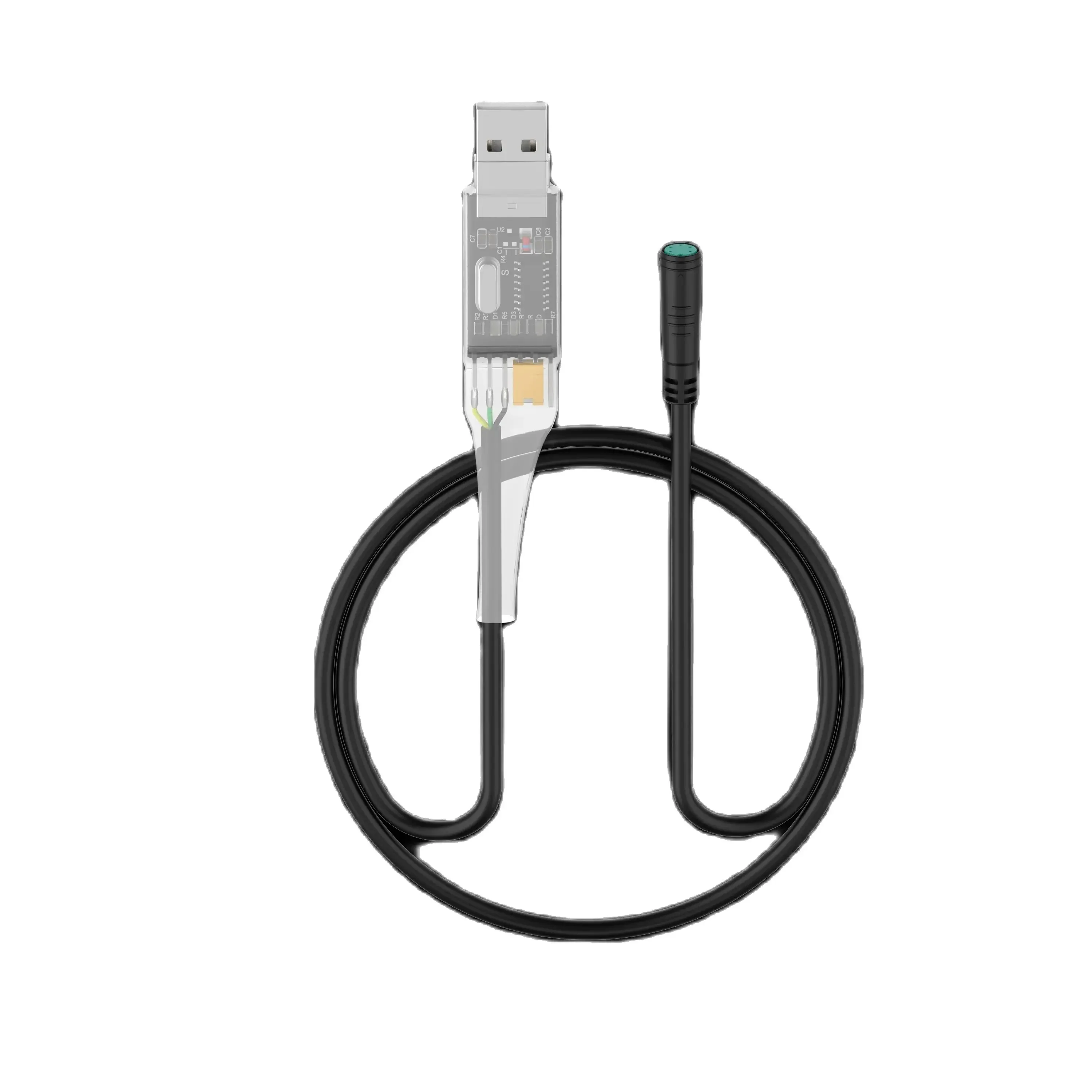 100CM USB Programing Cables for Bafang Mid Drive Kit BBS01 BBS02B BBSHD Electric Bike Motor Programmed Cable To Speed PAS Limit