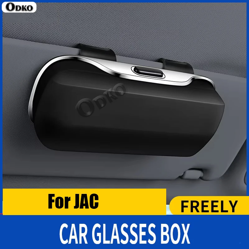 For JAC Refine S3 SOL Star Sharp Star Andure Car Visor Sunglasses Glasses Case Sun Visor Clip-On OEM Design Eyeglass Case