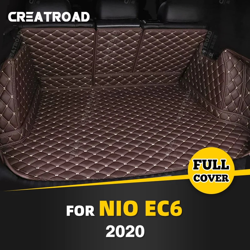 

Auto Full Coverage Trunk Mat For NIO EC6 2020 Anti-Dirty Leather Car Boot Cover Pad Cargo Liner Interior Protector Accessories