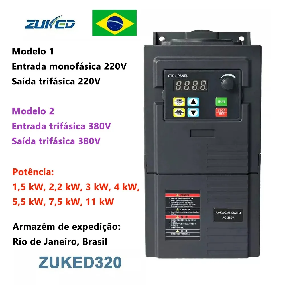 ZUKED 320: O Melhor Controlador de Velocidade de Motor para Aplicações Industriais e Residenciais