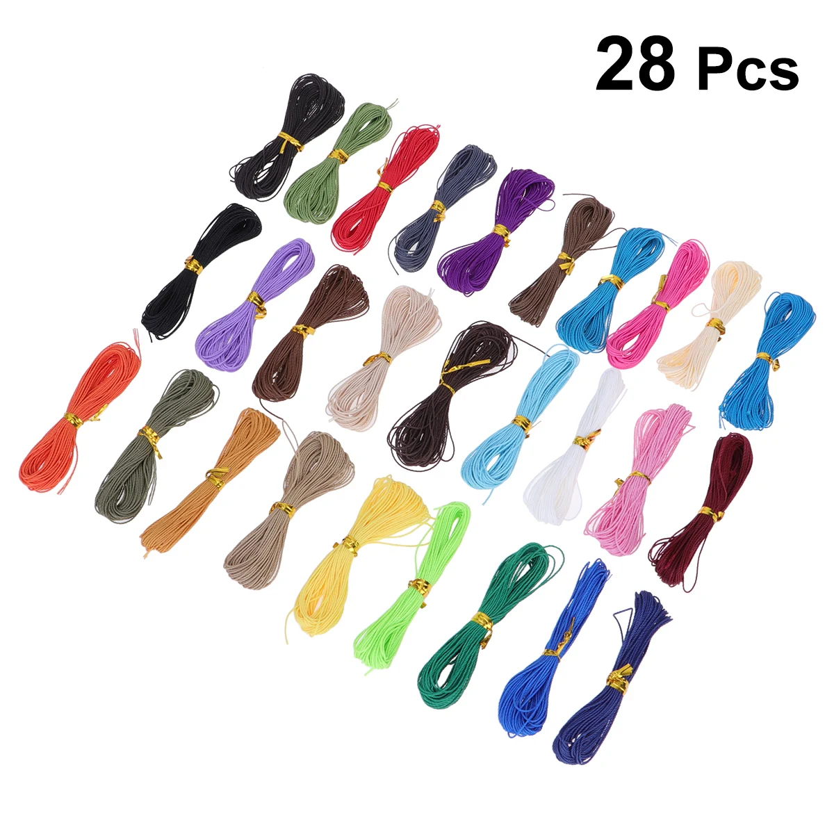 

Colorful Wax Cord Multifunctional Three Strand Eco-Friendly Handicraft Porcelain Bundling Gift Wrapping Waxed Cord