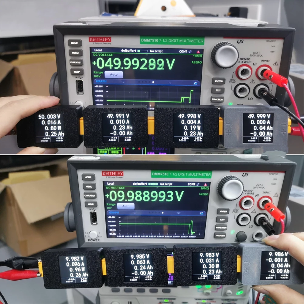 

25A 8-150V двунаправленный анализатор напряжения постоянного тока, тока, высокоточный двунаправленный амперметр, ЖК-дисплей, цифровой измеритель мощности