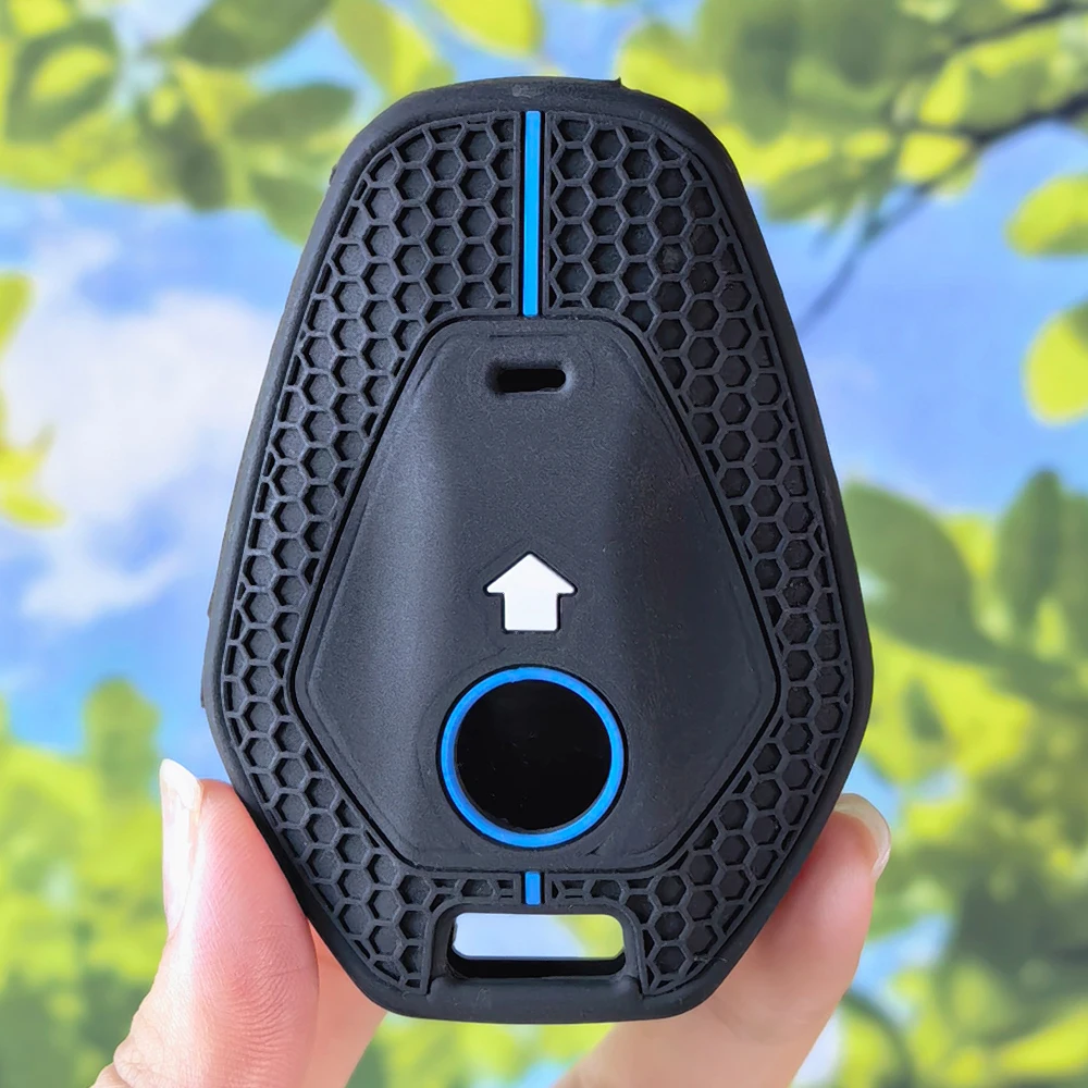 Durable Honeycomb Pattern Key Shell For BMW R1300GS R1300 R1250GS R1250 ADV Adventure Remote Silicone Fob Cover