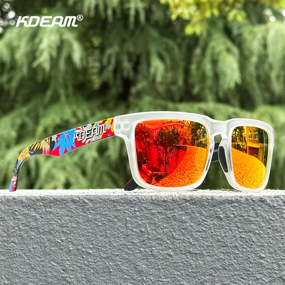 KDEAM New Colors Classic KD332 Square Polarized Sunglasses For Men And Women Traveling Sun Glasses With Case For Easy Carrying