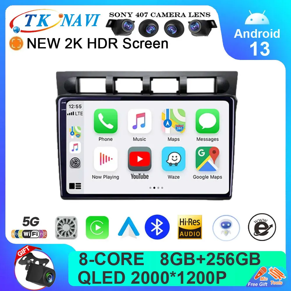 

Android 13 Car Radio For Kia Picanto SA Morning 2004 - 2007 Multimidia Video Player GPS Navigaion Split Screen WIFI 4G 2K DSP BT