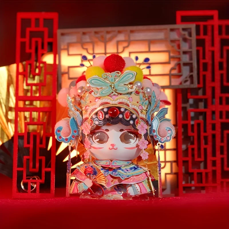MU Miao Huadan 3d Metal jigsaw Puzzle, diy puzzle toy, desktop office decoration, stress-relieving, colorful gift for girlfriend