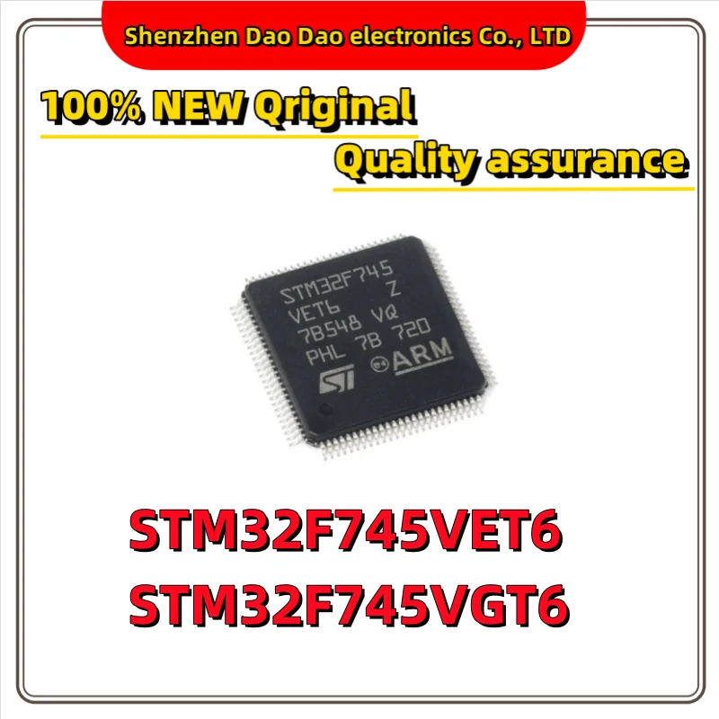 

STM32F745VET6 STM32F745VGT6 STM32F STM IC Chip 100-LQFP Quality Brand New MCU IC microcontroller