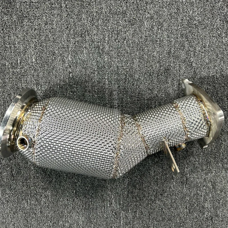 Leistungsstarkes Downpipe mit Katalysator für Land Rover Defender 3.0T PT306 Turbo Edelstahl-Auspuffkrümmer – Detail 8