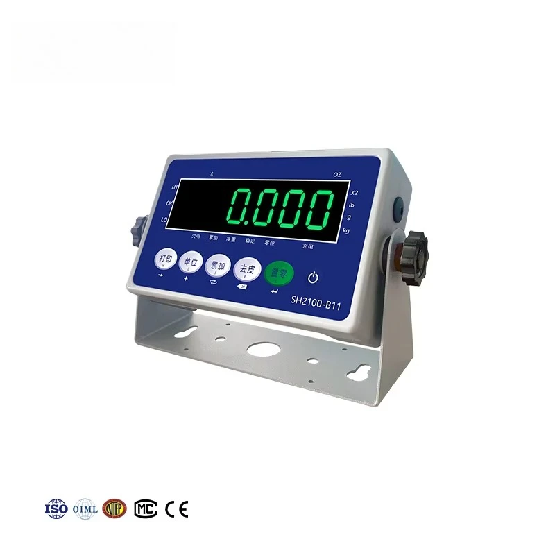 SOHE B11 ABS شاشة LED رخيصة اختيارية بلوتوث، منفذ تسلسلي RS232 لنقل البيانات مؤشر مقياس الوزن الصناعي