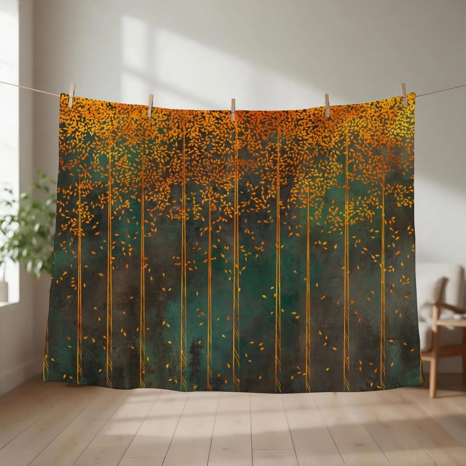 Copper Birch Throw Blanket Thins Blankets For Sofas Stuffeds Tourist Blankets