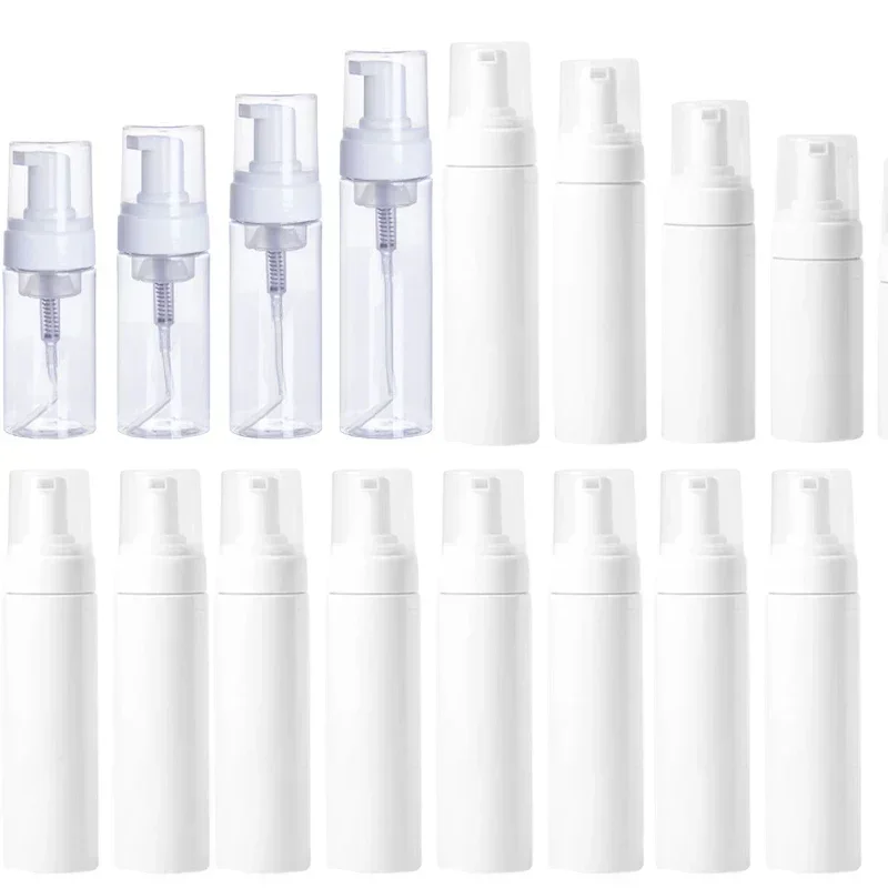 24pcs-empty-30-50-60-80-100-150-200ml-refillable-foam-pump-bottles-travel-foaming-bottles-facial-cleanser-body-wash-containers