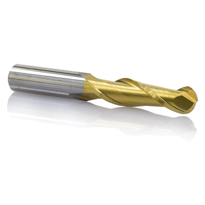 Bulk Man 3d Frezen Bit 2 Fluit Bal Neus Einde Molen Schacht 2 Fluit Spiraal Einde Freesmachine Wolfraam Carbide Cnc Router Bit
