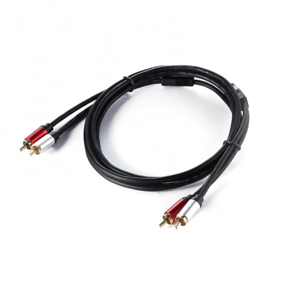 1.8m 2 RCA TO RCA Cable Adapters Shielded Premium Twin Phono Cable Speaker Audio & Video RCA Cables Accessories For Aux