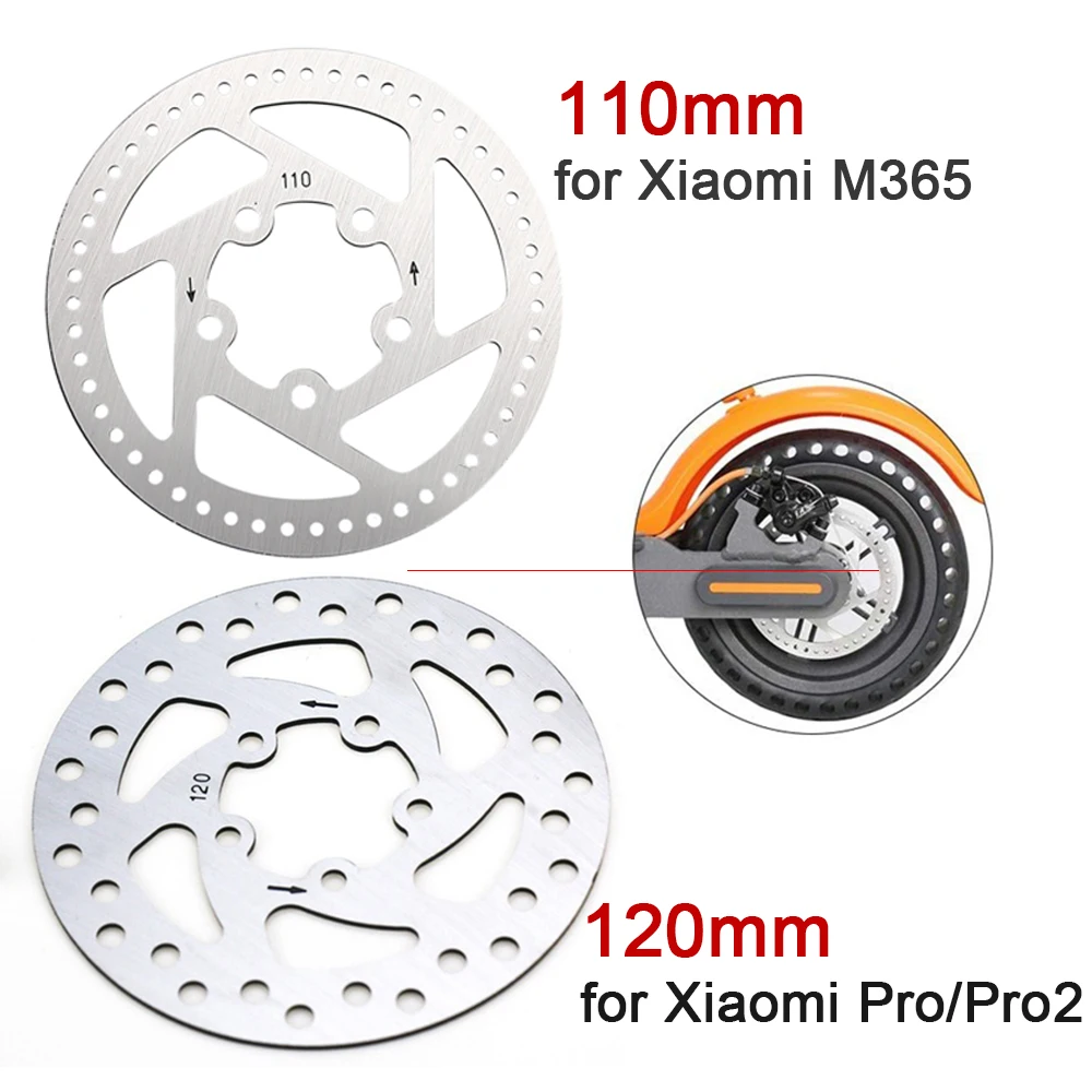 

110mm/120mm Brake Disc for Xiaomi M365 Rear Wheel Brake Disk for Xiaomi Pro/Pro 2 Electric Scooter Accessories