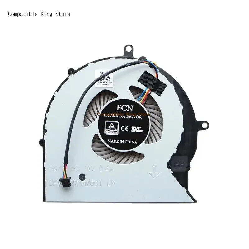 D CPU Cooling Fan DFS552012M00T FK7V Replacement for ASUS ROG Strix FX503 FX503VD GL703VM FX63V FX63VM