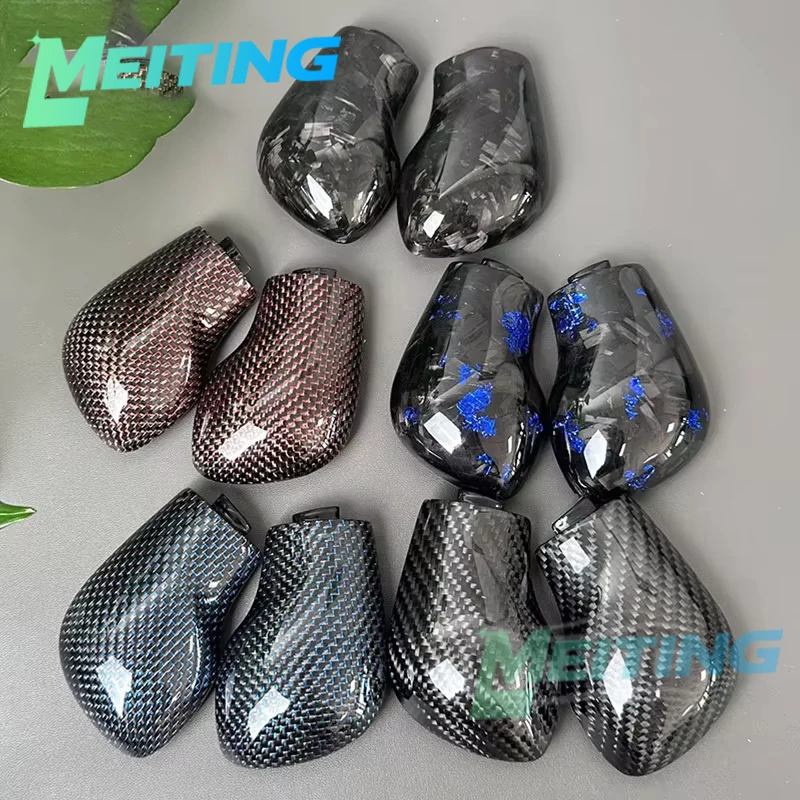 True carbon fiber modified gear head for Volkswagen Golf 7 GTI R Tiguan Passat B7 B8 CC R20, compared to Rocco, Jetta MK6