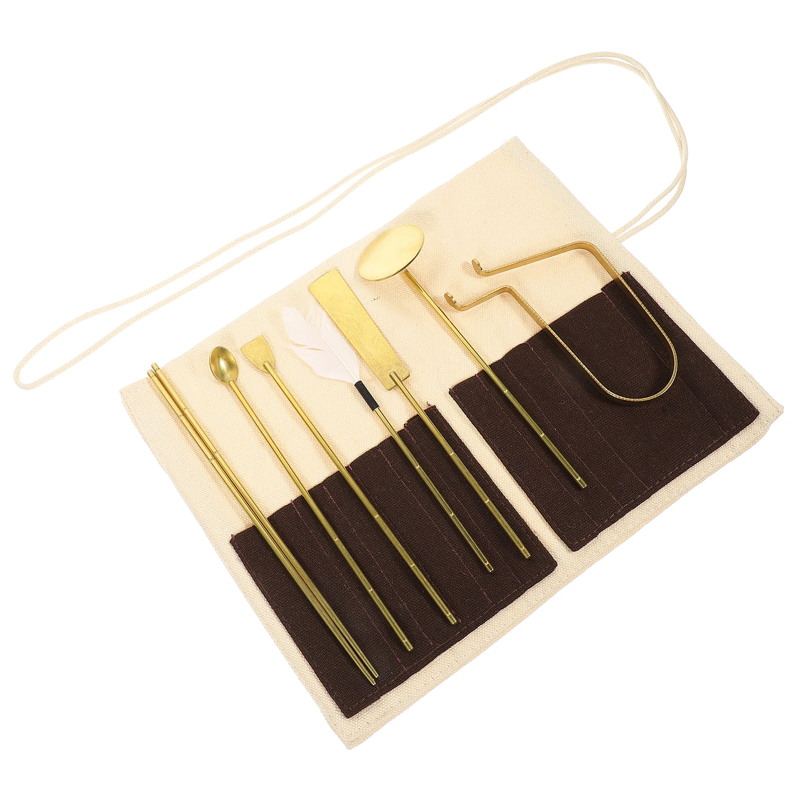 1 set Seal Tool Set Golden Incense Shaping Mold Chinese Burner Kit Press Accessories Temple Home Ergonomic Handle Odor