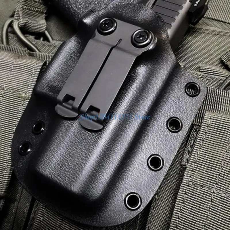 

P9FC Waist Sheath Back Clip Scabbard Carrying Pocket Clip Stainless Steel Holsters Clip Set K Sheath Waist Clip Accessories