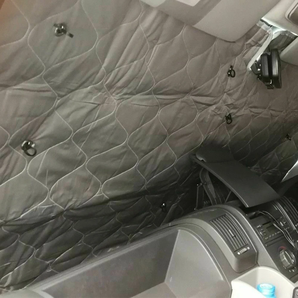 Car Sun Visors For Fiat Ducato 2006-2022 Internal Thermal Blinds 7 Layers Cover Windscreen Auto Sunshades Interior Accessories