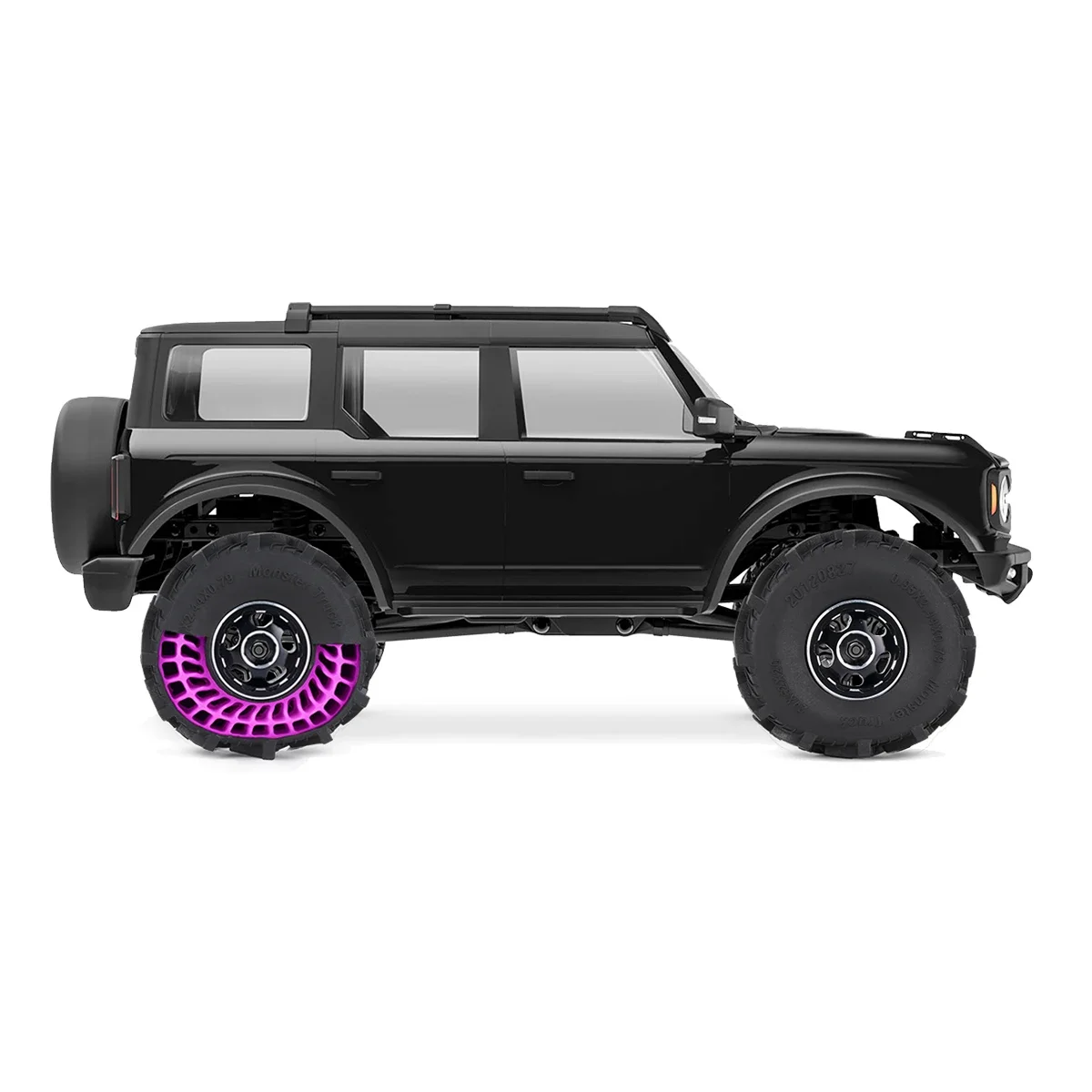 HooCrawler Silicone Rubber lnsert Foam Fit 1.0\'\' Wheel Tires 58-63mm Foam Fit 1/18 1/24 RC Crawler TRX4M SCX24 FCX24 AX24