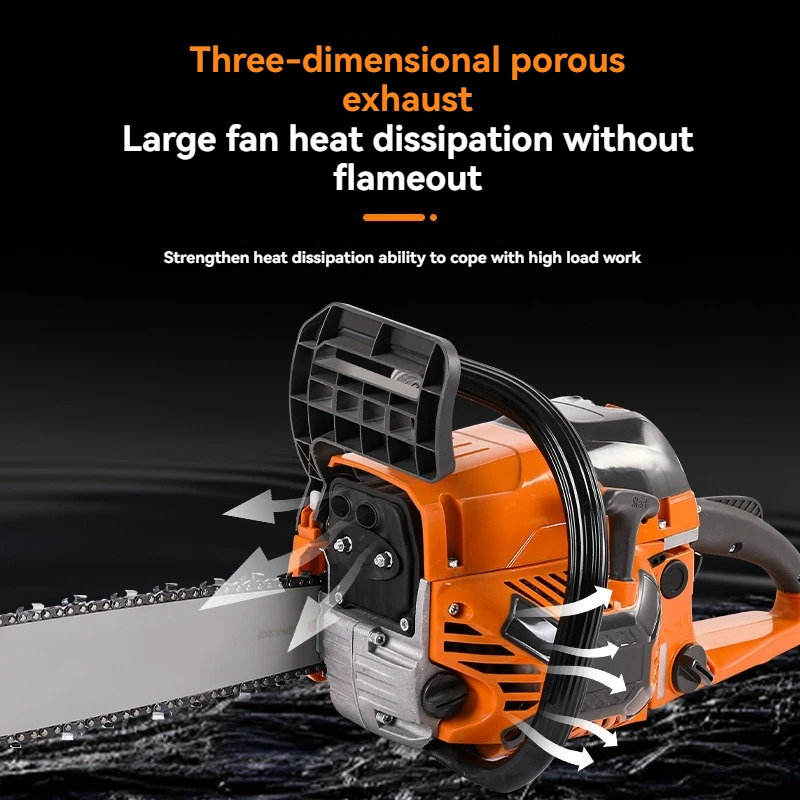 2.2KW High Power Industrial Chain Saw Professional Heavy Duty for Tree Felling Woodworking Pruning