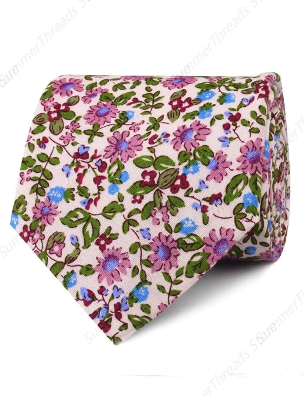 Paradis Floral Necktie Casual Ties for Men - Perfect Neck Tie for Groomsmen Wedding Ties or Formal Occasions - Ideal Gifts