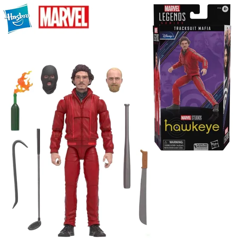 

New Original Hasbro Marvel Legends Hawkeye Sportswear Mafia Action Figure Model Toy Collection Hobby Boys Gifts