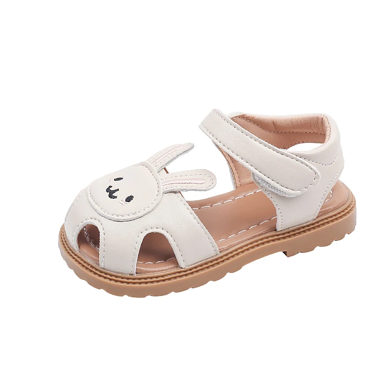 

Summer New Girls' Head-wrapped Sandals Versatile Children's Baby Sandals Soft-soled Little Rabbit Walking Shoes for Babies