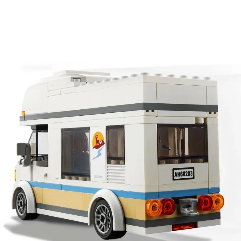 MINISO City Great Vehicles Holiday Camper Van 60283  Toys Car For Kids,Caravan Motorhome,Gift for Boys And Girls,190 Pcs