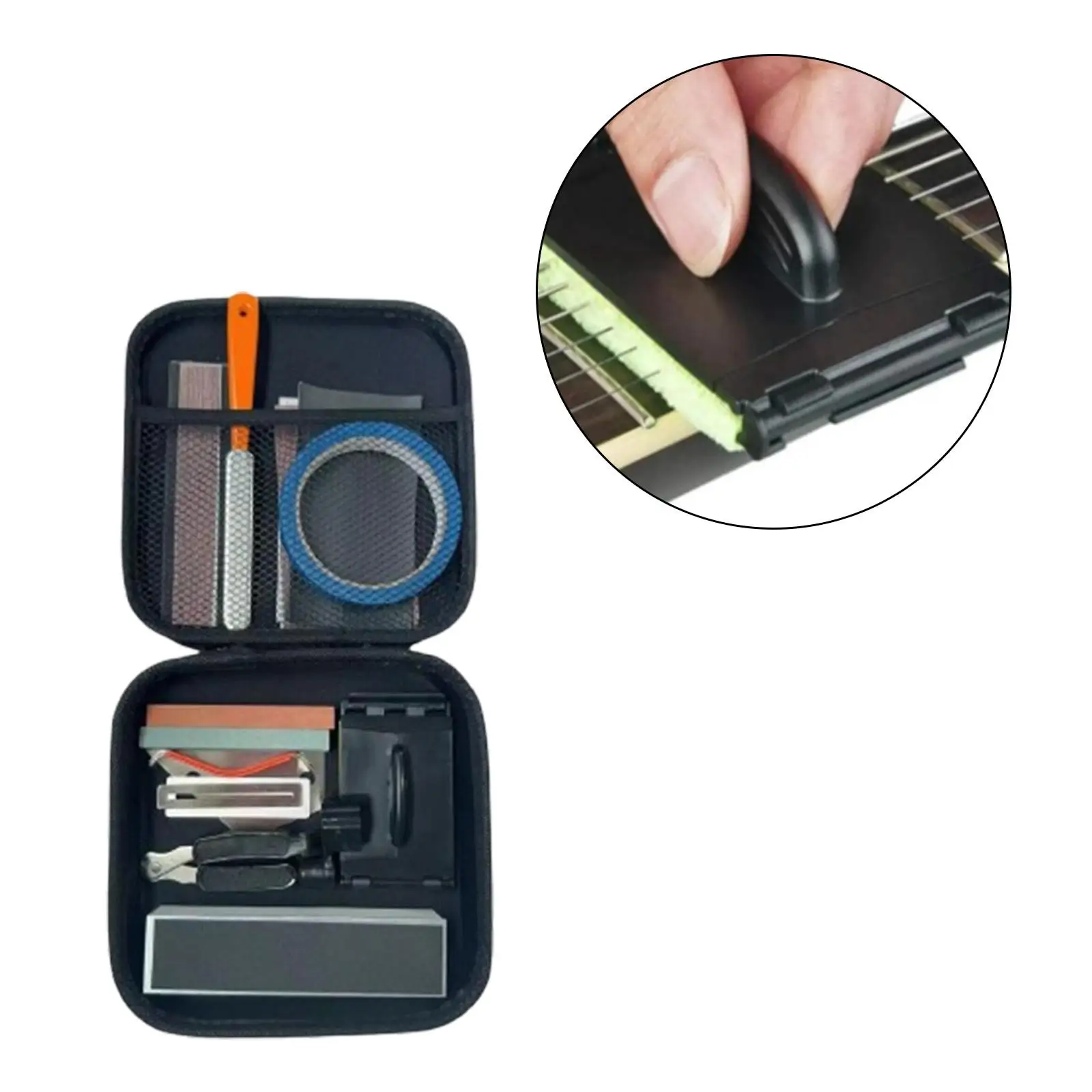 

27 Pieces Luthier Tools Guitar Kit with Carry Bag Guitar Maintenance Kit for Banjo Acoustic Guitar Beginners Musicians Bass