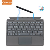 For Microsoft Surface Pro 9 8 X Wireless Bluetooth Keyboard With Touchpad Backlight Keyboard Sleeve With Magnetic Pen Holder