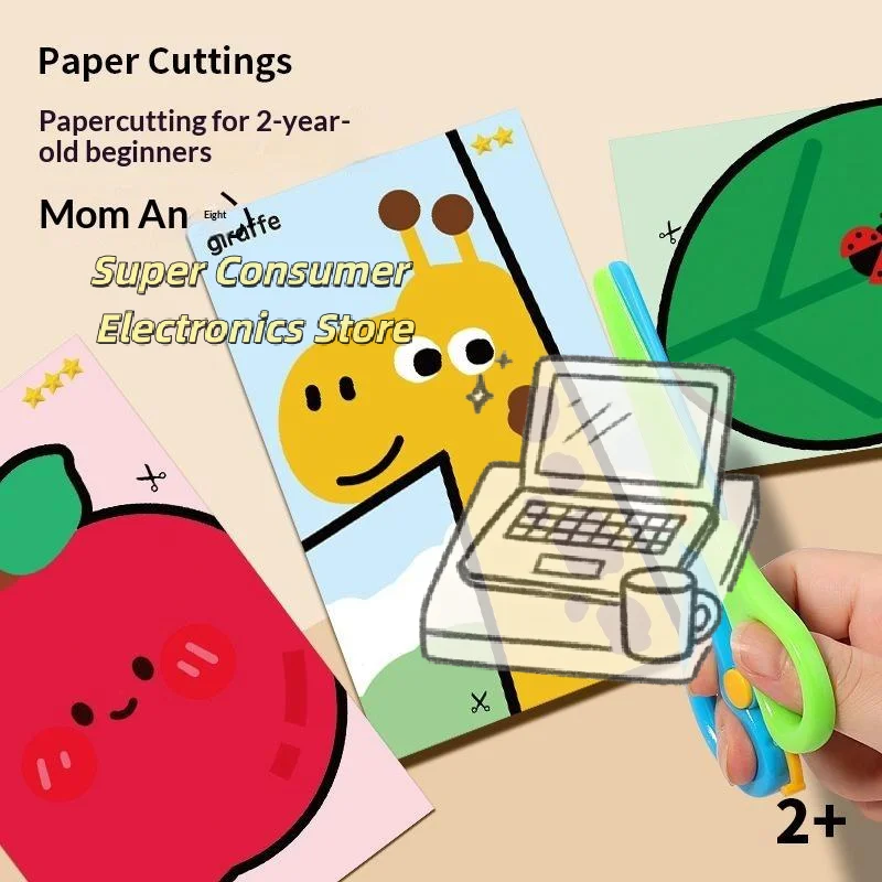 livro-de-recortes-de-papel-para-criancas-kit-de-artesanato-educacional-montessori-com-tesoura-segura-e-bolsa-de-armazenamento-impermeavel-para-atividades-ao-ar-livre