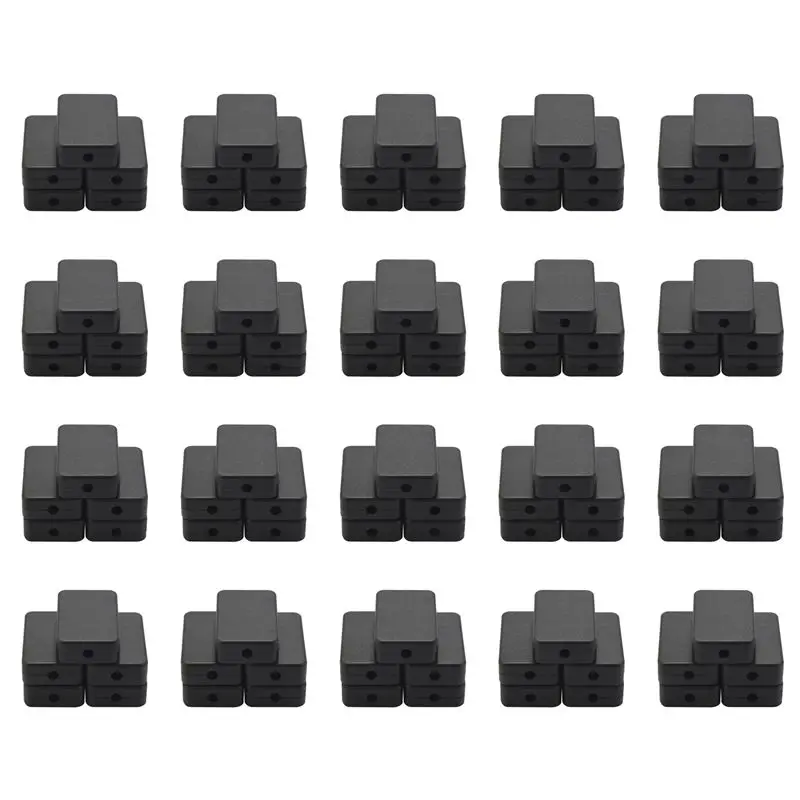 AS94-100Pcs Waterproof Plastic Electric Project Case Junction Box 55X35x15mm