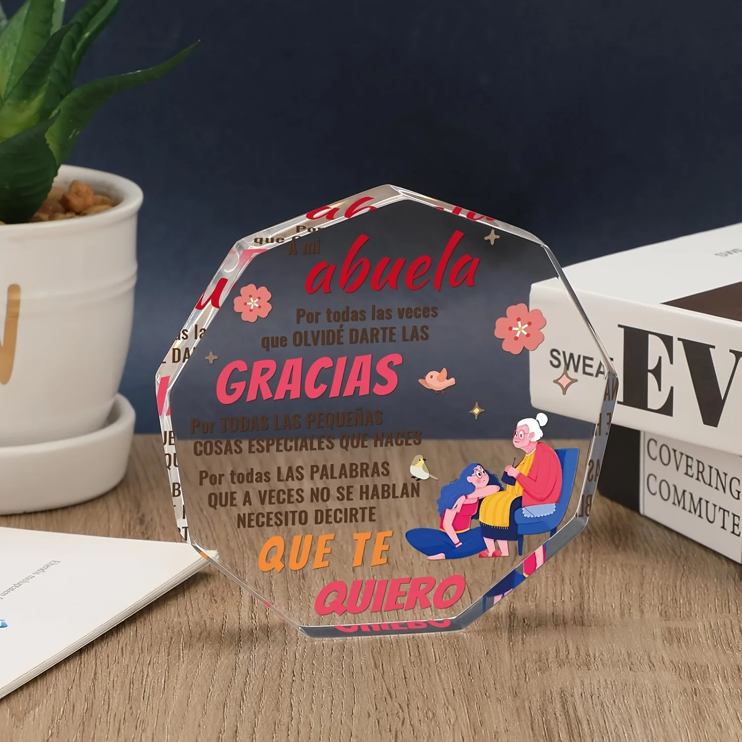 Grandma Gifts from Grandchildren in Spanish, regalo abuela, regalo para abuela, Spanish Grandma Birthday Gifts regalos abuela Ac