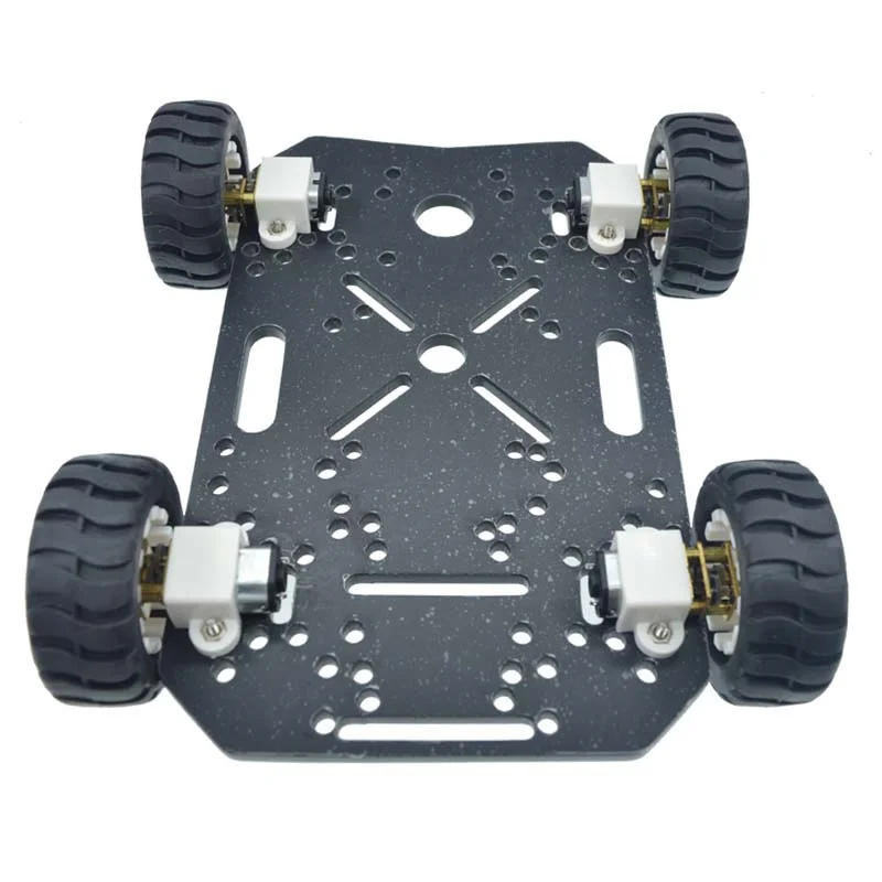 4WD Chassis Smart Robot Car 6V N20 DC Mini Micro Gear Motor Smart Car Kit 4WD Robot Chassis Kits With Encoder Mecanum Wheel Car