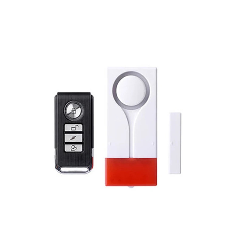 

Wireless Remote Door Window Magnetic Guard Against Theft Anti Lost Vibration Detector with Audible and Visual Alarm