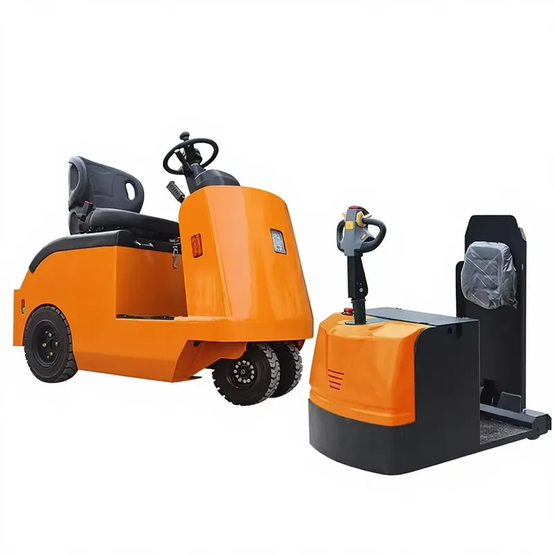 Electric Forklift Tractor Adjustable Speed EPQ30A/30B Standing & Sitting Type Battery Trailer Head Customizable Made in China