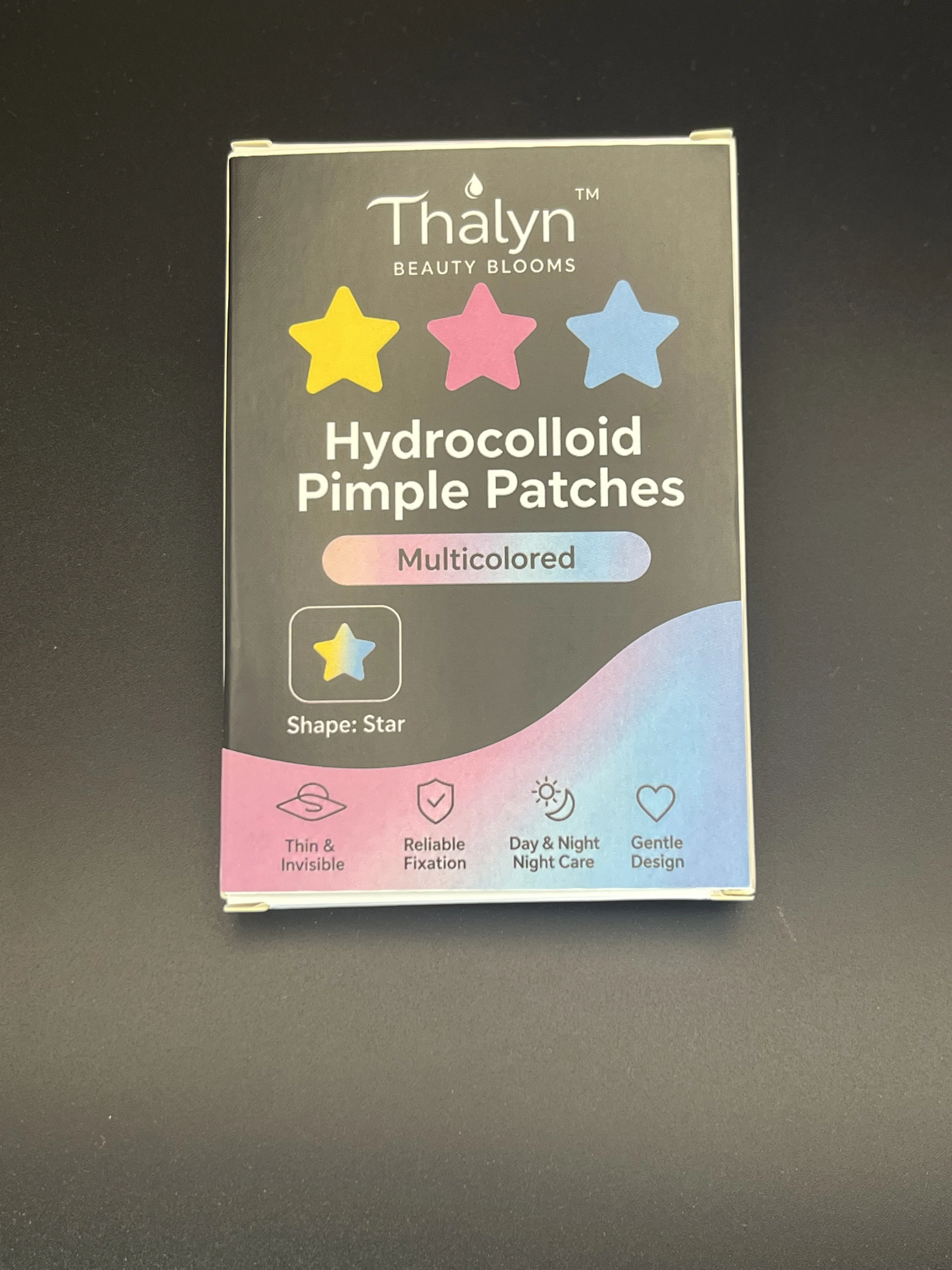 240PCS Colorful Star Pimple Patches Yellow Blue Pink Acne Patch Invisible Makeup Skin Cover Sticker Cute Beauty Patch - view 3